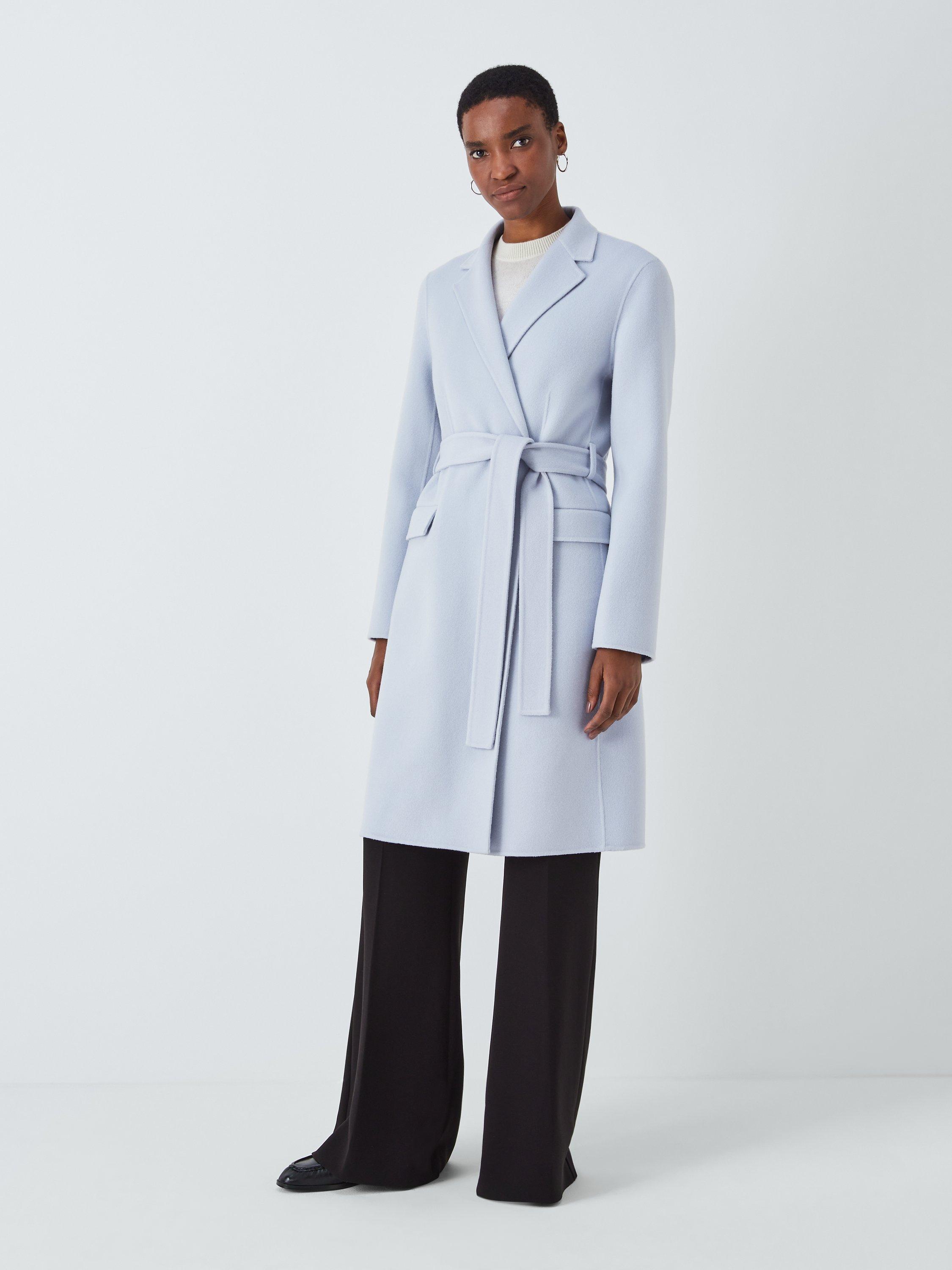 Theory Cashmere Blend Belted Coat, Hydrangea