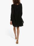 James Lakeland Long Sleeve Wave Hem Dress, Black