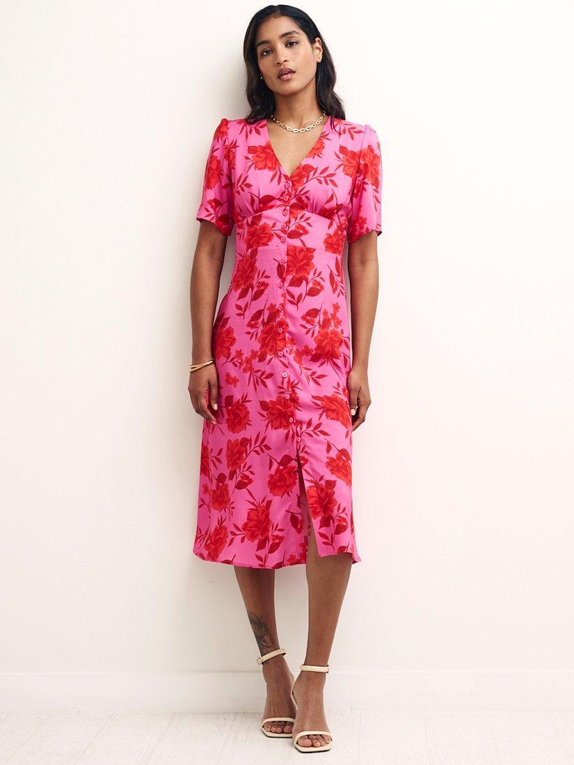 Nobody's Child Alexa Opal Floral Midi Dress