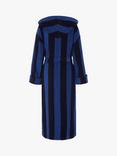 Jasper Conran London Unisex Soft Lightweight Dressing Gown, Navy/True Blue