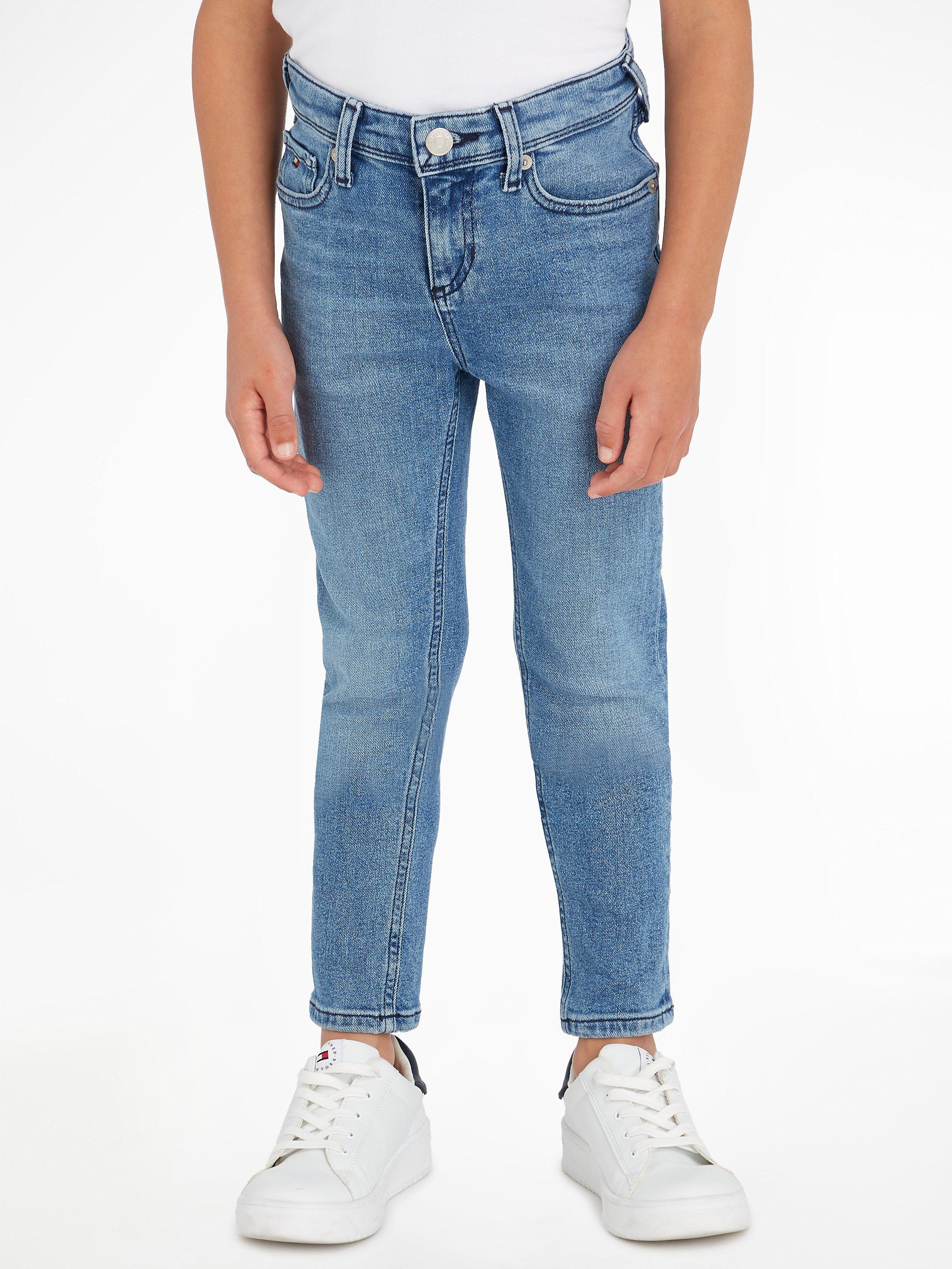 Tommy Hilfiger Kids' Scanton Jeans, Mid Blue