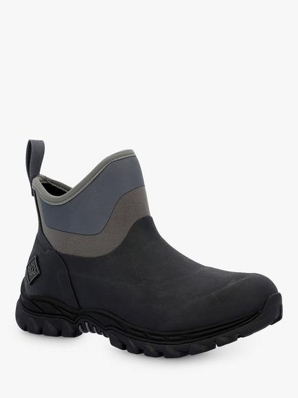 Muck Arctic Sport II Rubber Ankle Boots - view 2, Black/Grey