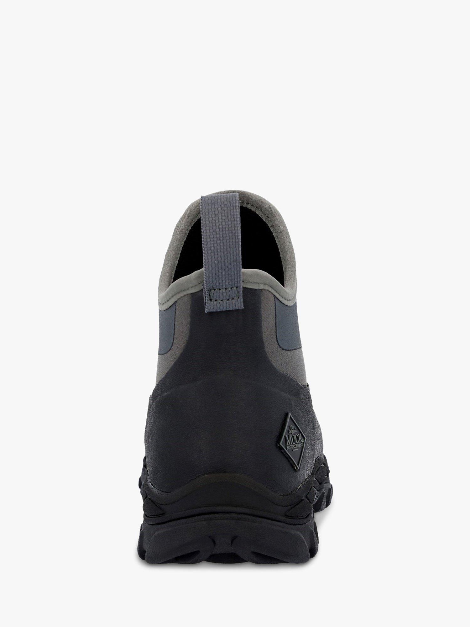 Muck Arctic Sport II Rubber Ankle Boots, Black/Grey, 3