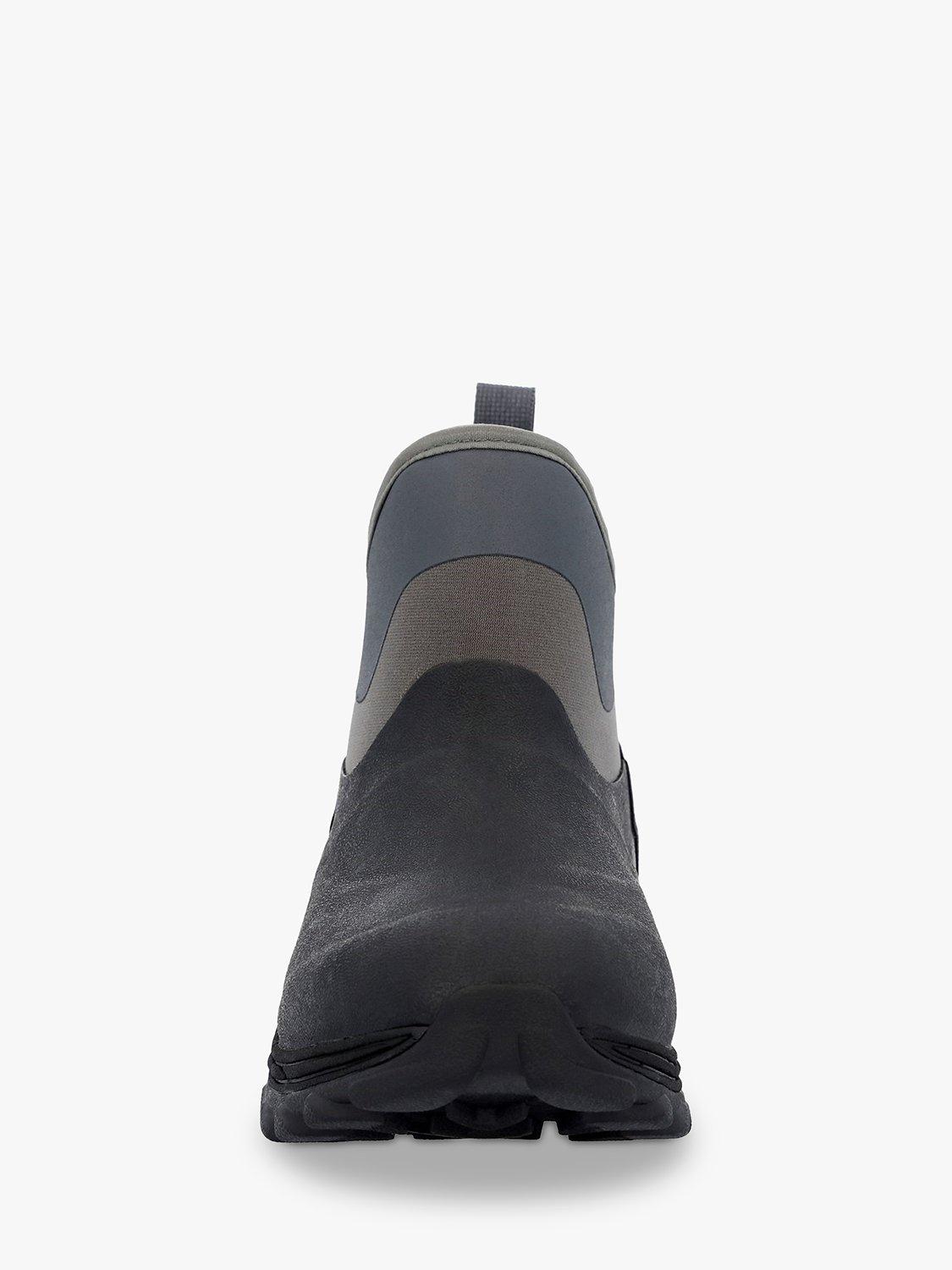 Muck Arctic Sport II Rubber Ankle Boots, Black/Grey, 3