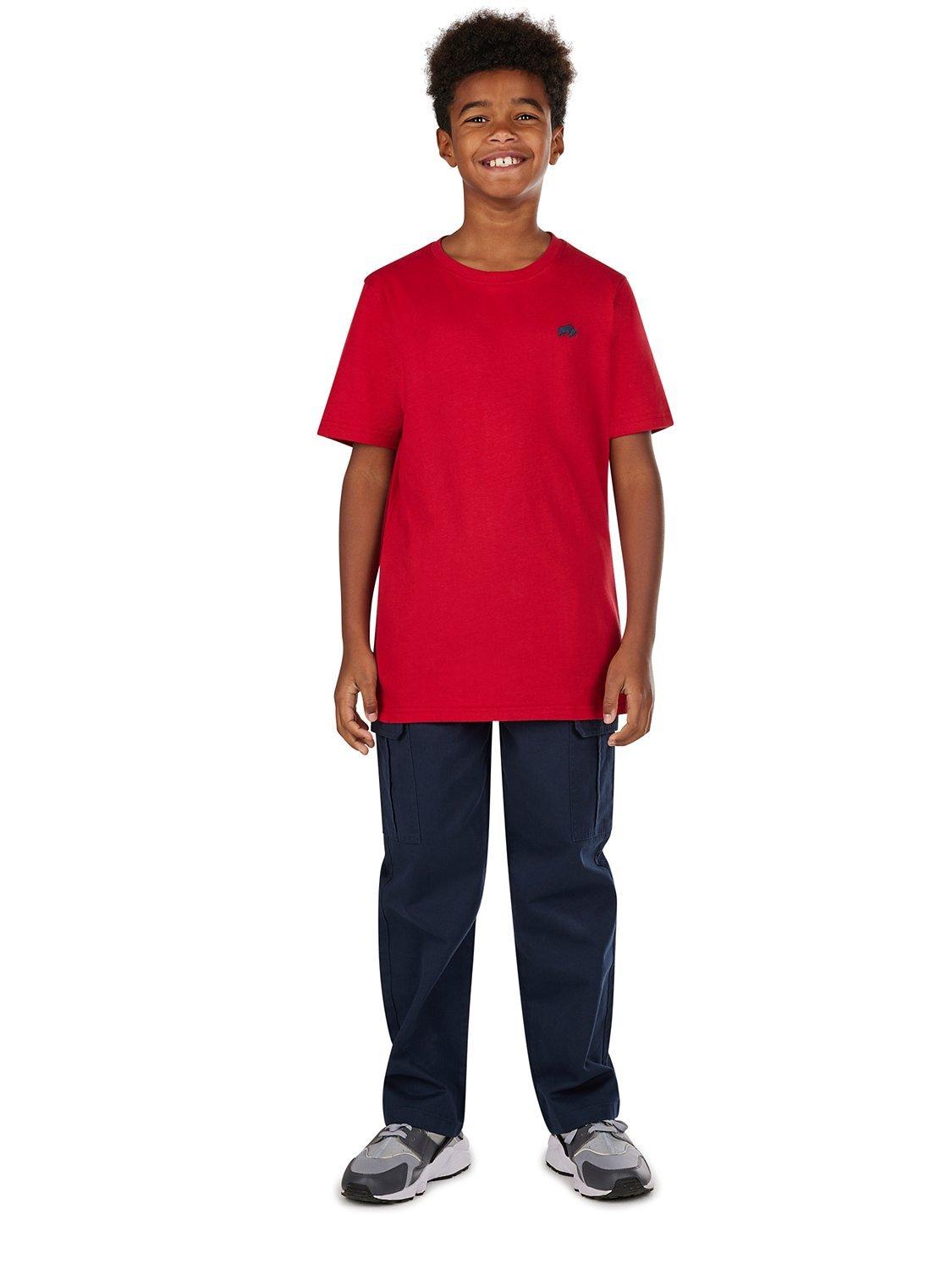 Raging Bull Kids' Signature Cotton T-Shirt, Red