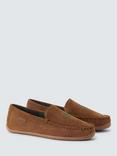 Ralph Lauren Brenan Logo Suede Slippers, Snuff