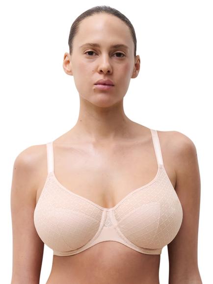 Chantelle Norah Chic Underwired Bra, Dusky Pink