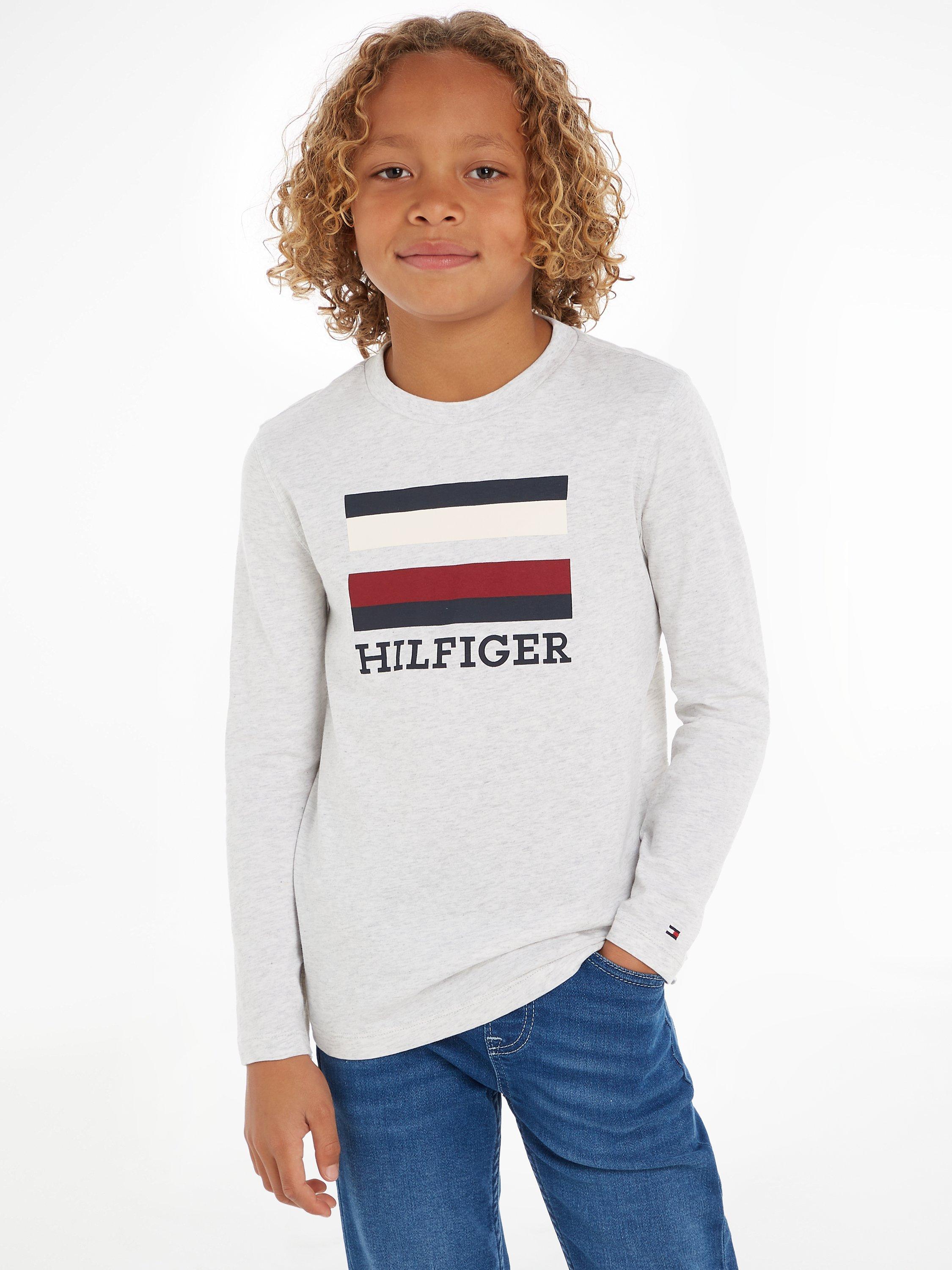 Tommy Hilfiger Kids' Long Sleeve T-Shirt, New Light