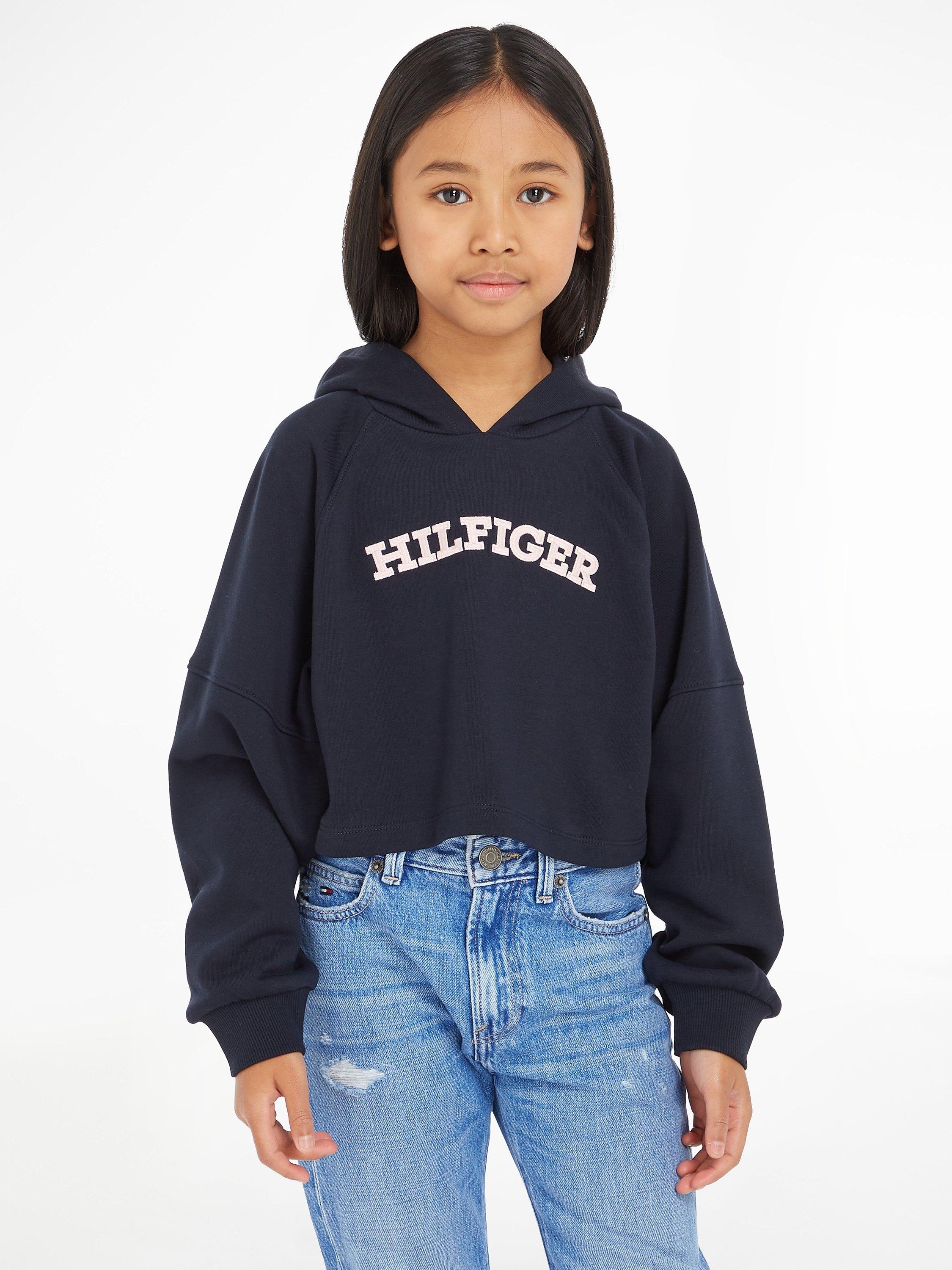 Tommy Hilfiger Kids' Mono Hooodie, Desert Sky