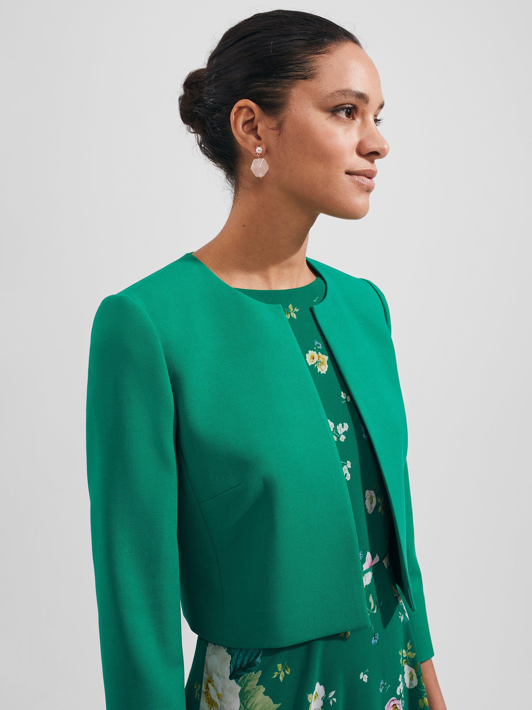 Green bolero jacket hotsell