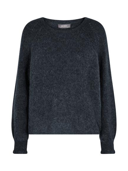 MOS MOSH Talli Long Sleeve Knit Jumper, Salute Navy