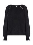 MOS MOSH Talli Long Sleeve Knit Jumper, Black