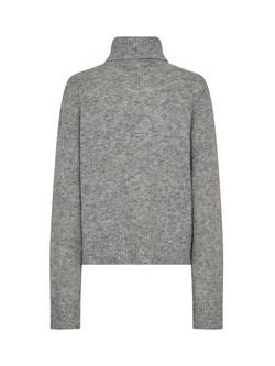 MOS MOSH Aidy Thora Wool Blend Jumper - view 2, Grey Melange