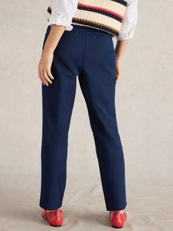 White Stuff Savannah Stretch Trousers, Dark Navy - view 2, Dark Navy