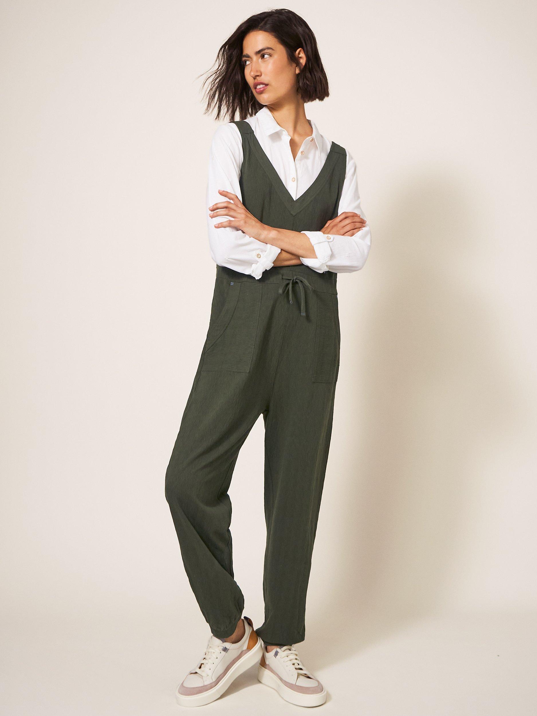 Loose jersey jumpsuit online