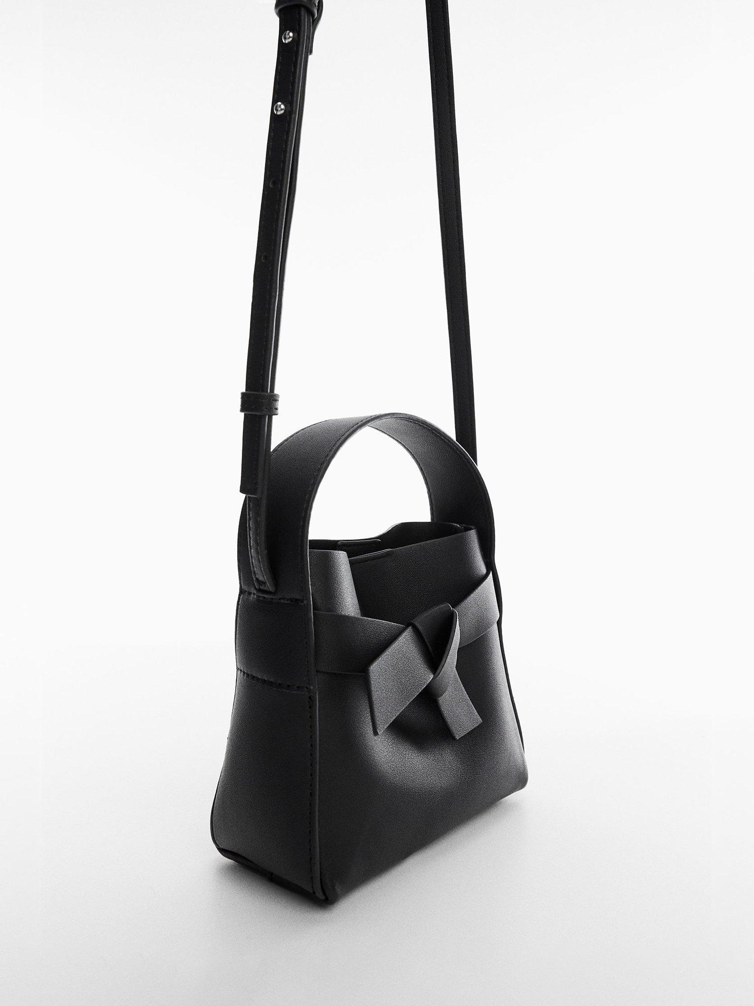 Mango Arles Small Cross Body Bag, Black, One Size