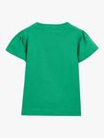 Whistles Kids' Frill Sleeve Plain Top, Green