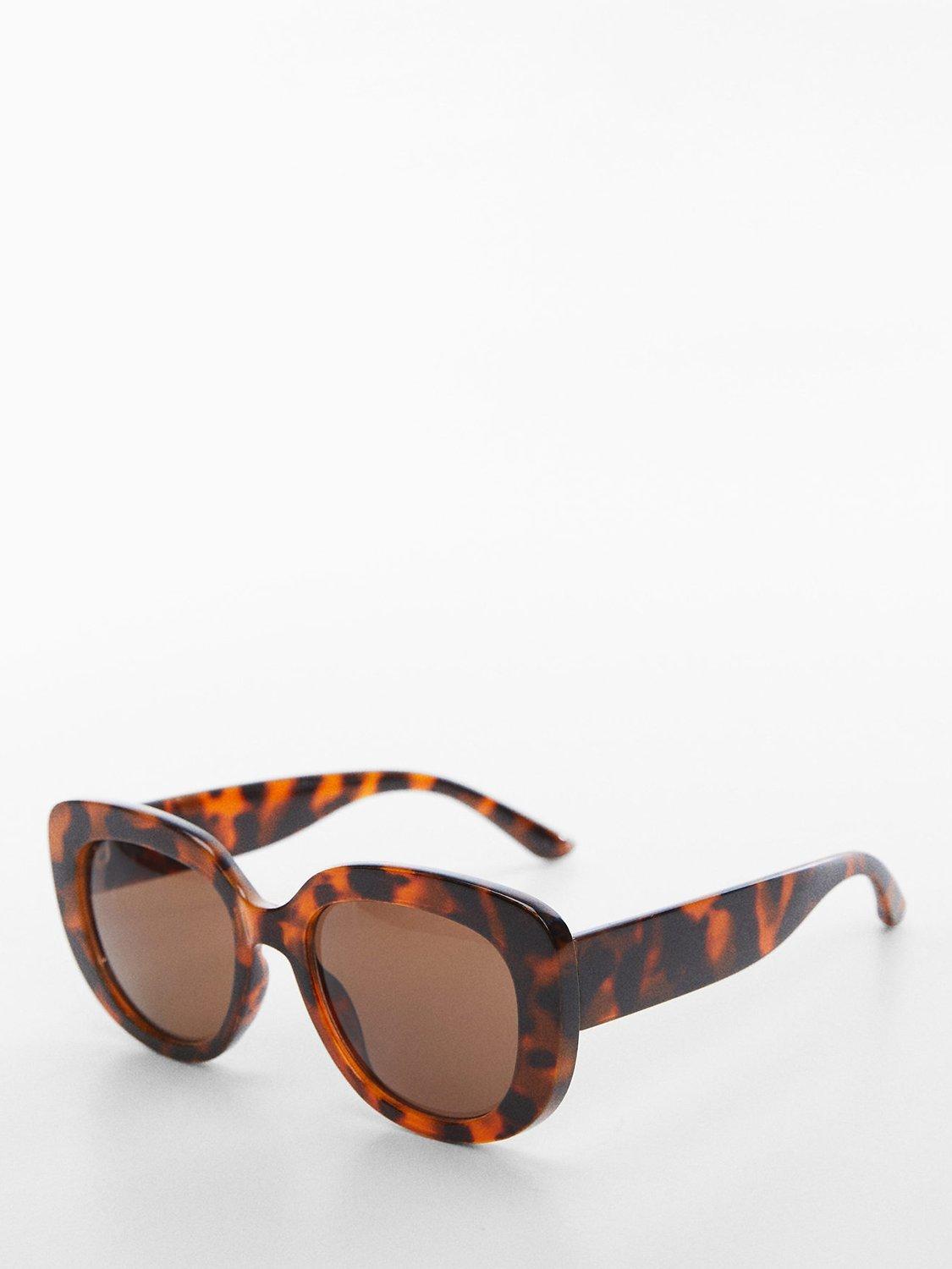Mango Women's Roses Chunky Oval Sunglasses