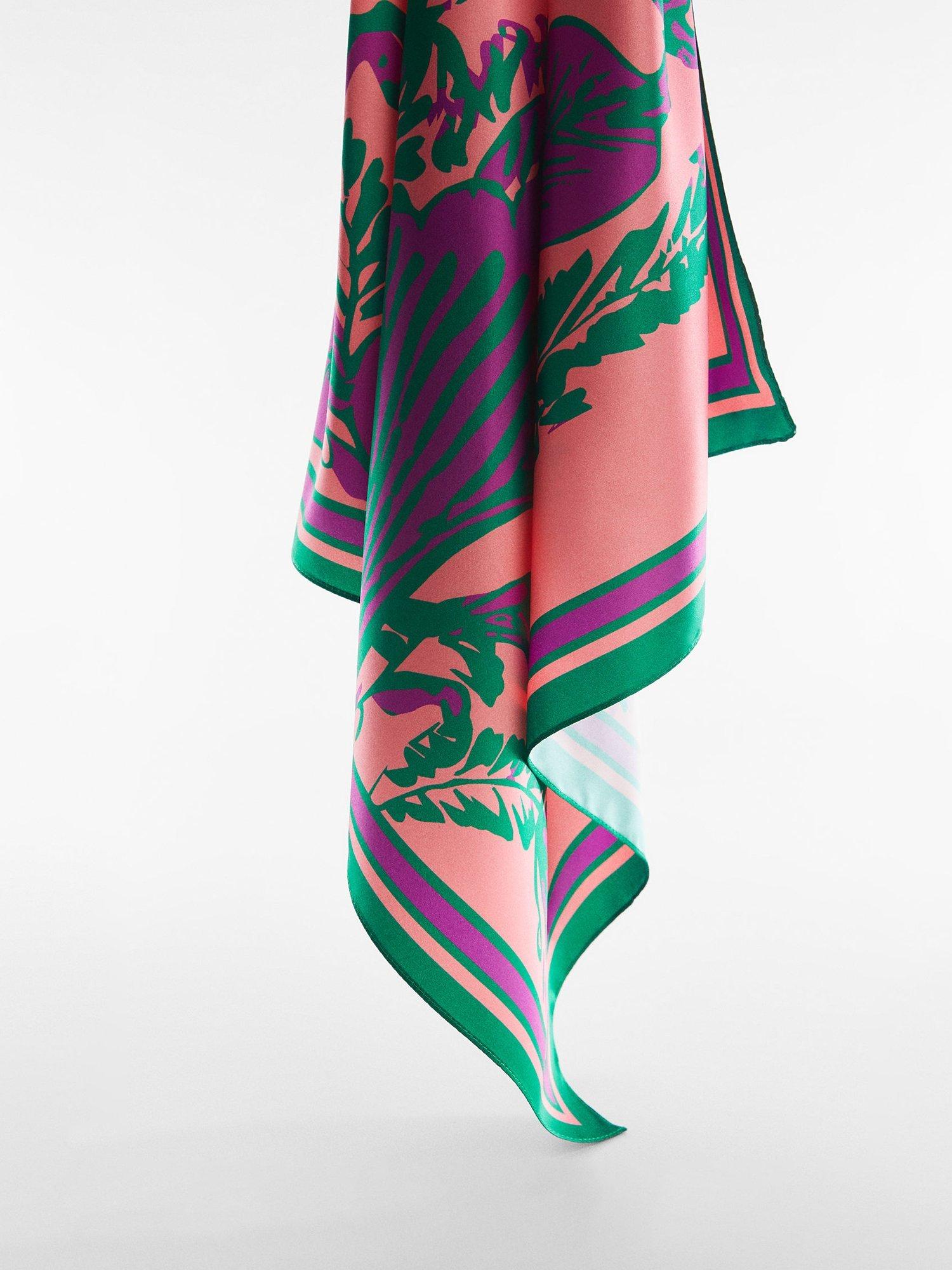 Mango Delhi Scarf, Medium Purple
