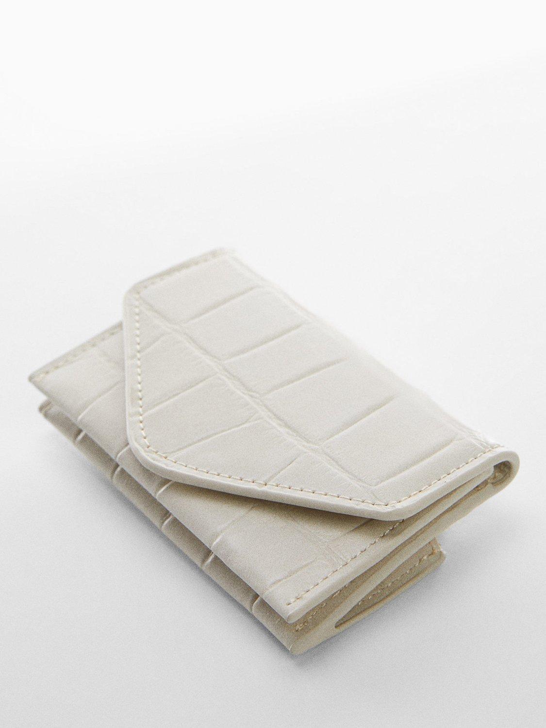 Mango Agnes Card Holder, Natural White, One Size