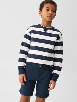 Mango Kids' Pico Chino Shorts, Navy