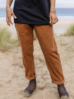 Passenger Compass Corduroy Trousers - view 2, Coconut