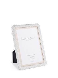 Laura Ashley Cartmel Metal Photo Frame, Silver Plated - view 2, Silver