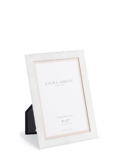 Laura Ashley Sealand Metal Photo Frame, Silver Plated - view 2, Silver