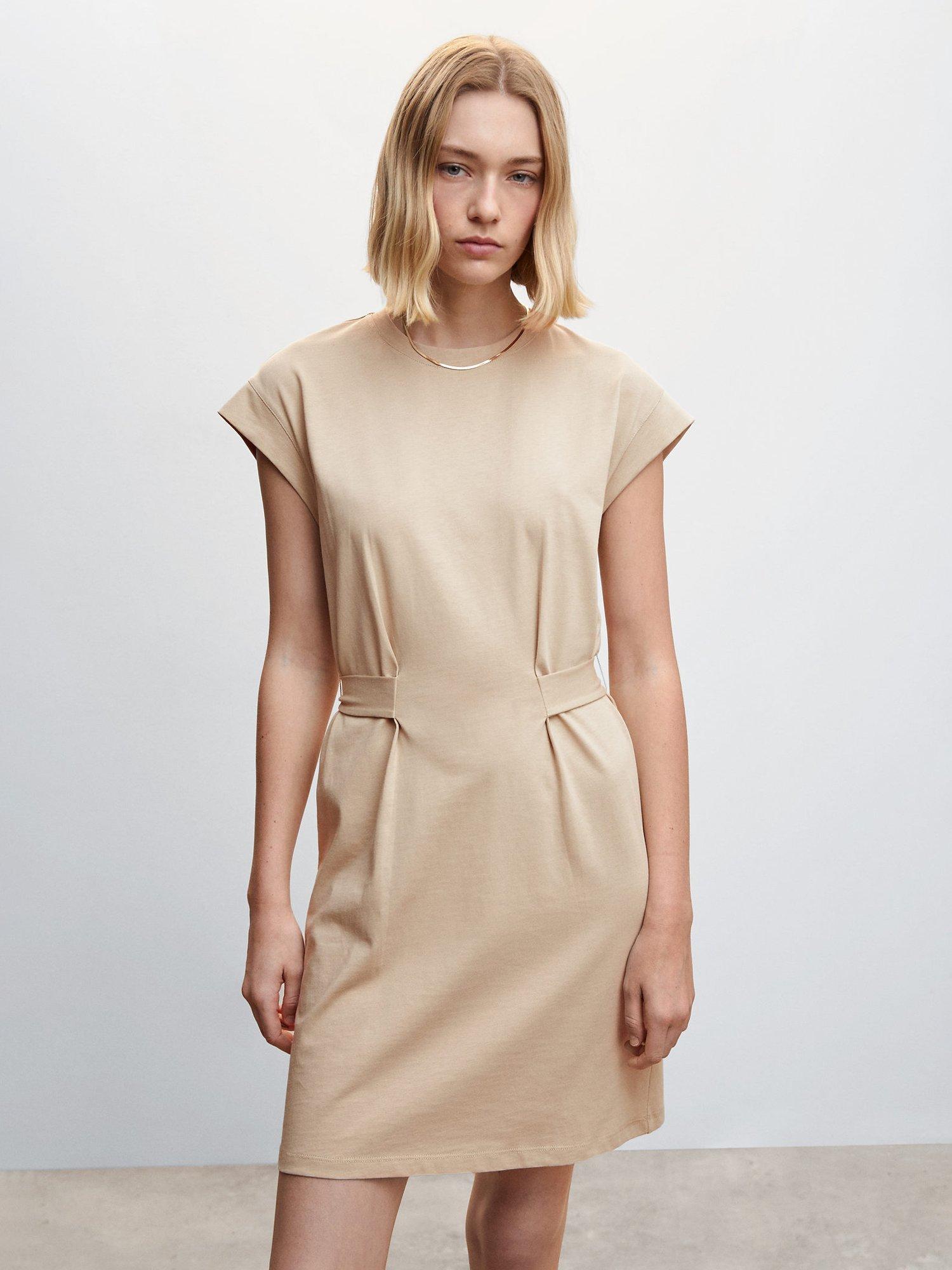 Mango Nita Mini Dress, Brown