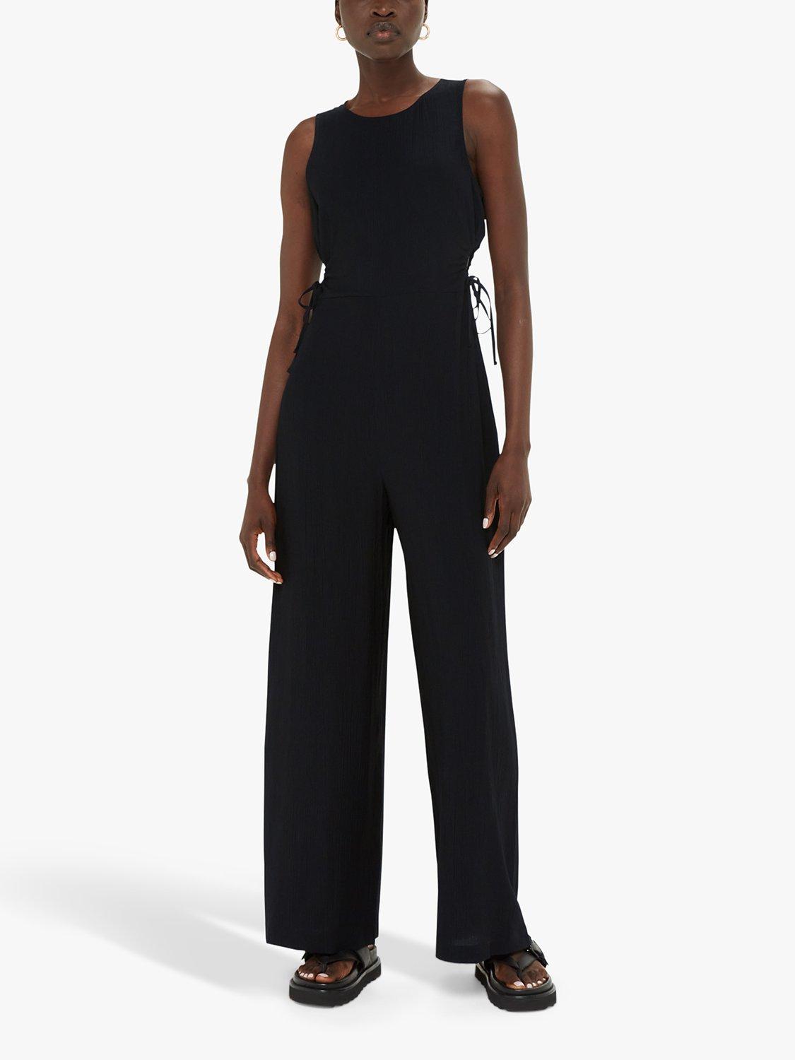 Whistles Cut Out Jumpsuit, Black