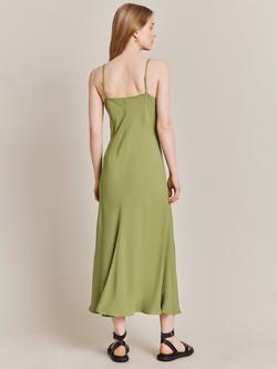 Ghost Sofia Crepe Slip Dress - view 2, Green