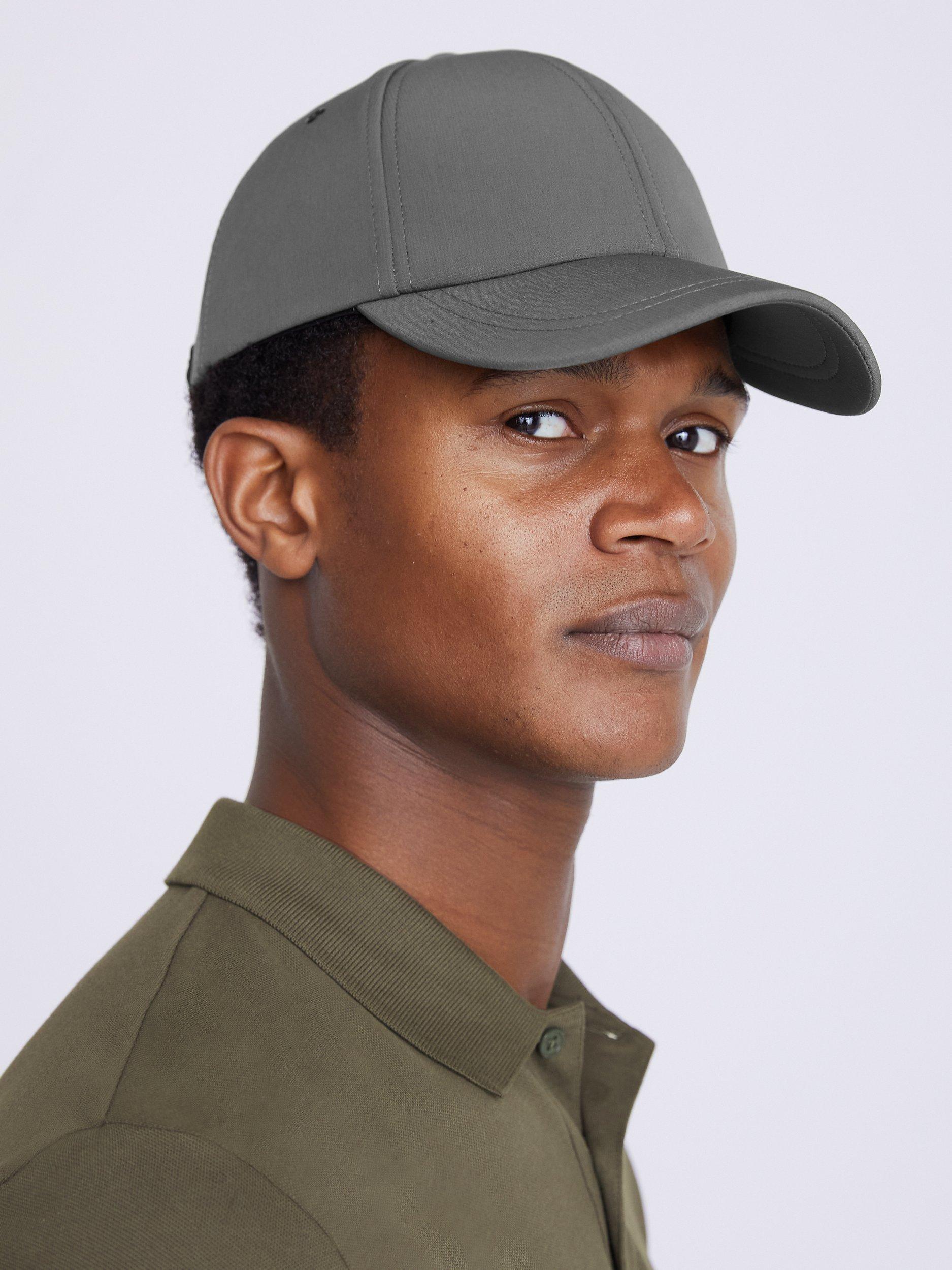 Moss Nylon Baseball Cap, Olive
