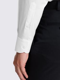 Moss Regular Fit Stretch Shirt - view 2, White