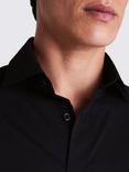 Moss Regular Fit Stretch Shirt, Black