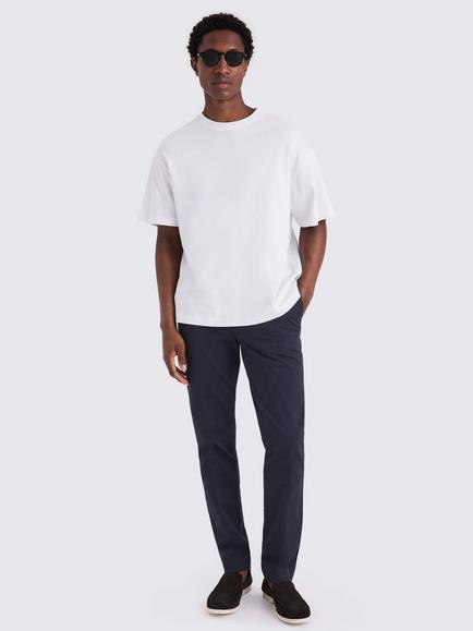 Moss Slim Fit Stretch Chinos - view 2, Navy