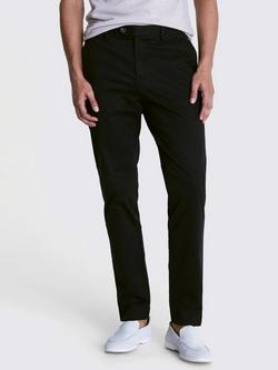 Moss Slim Fit Chinos, Black