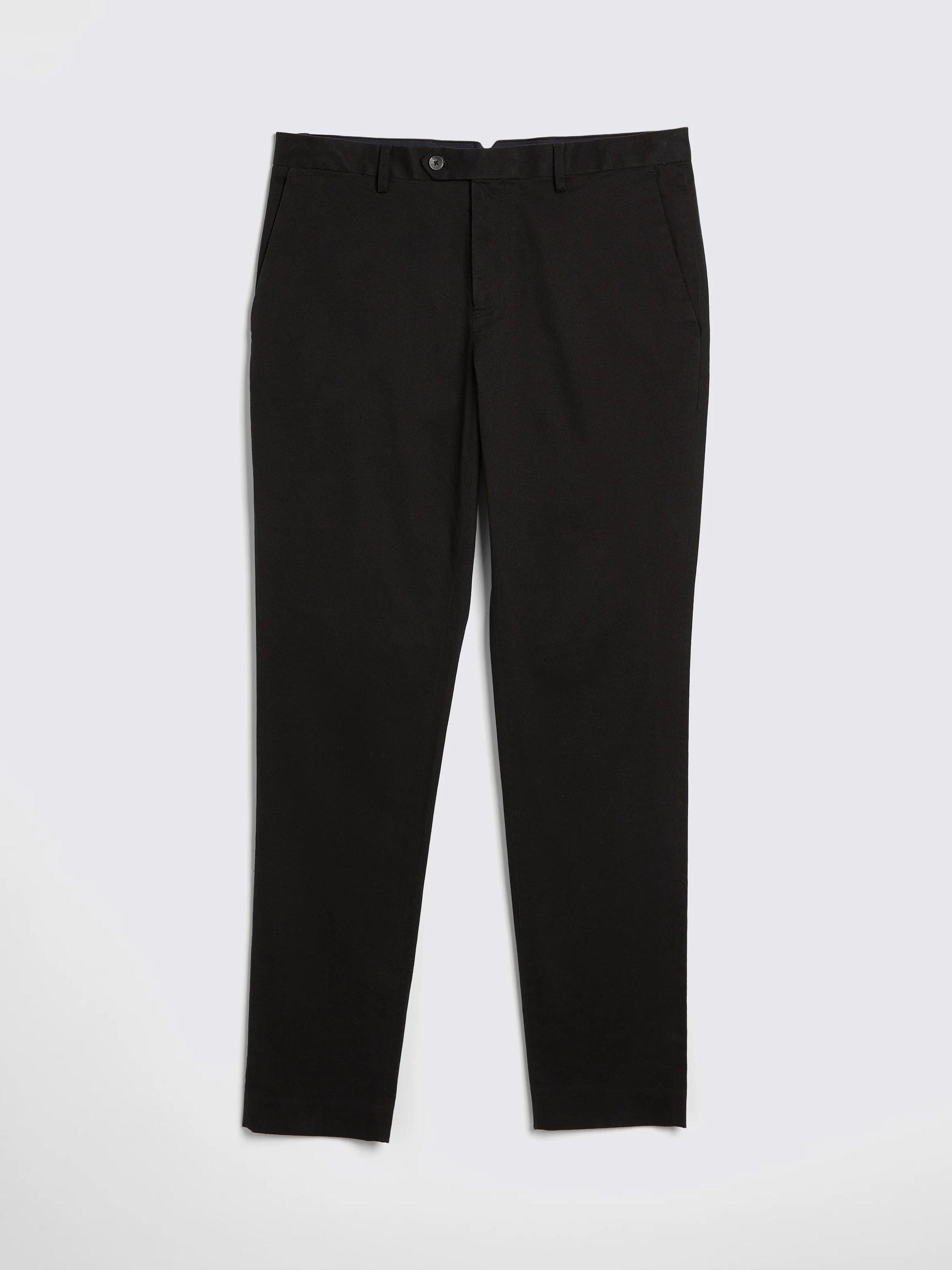 Product image 5 of 5, which shows Moss Slim Fit Chinos, Black, 28R