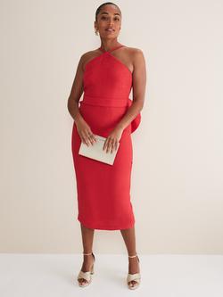 Phase Eight Sherani Bodycon Midi Dress, Red, Red