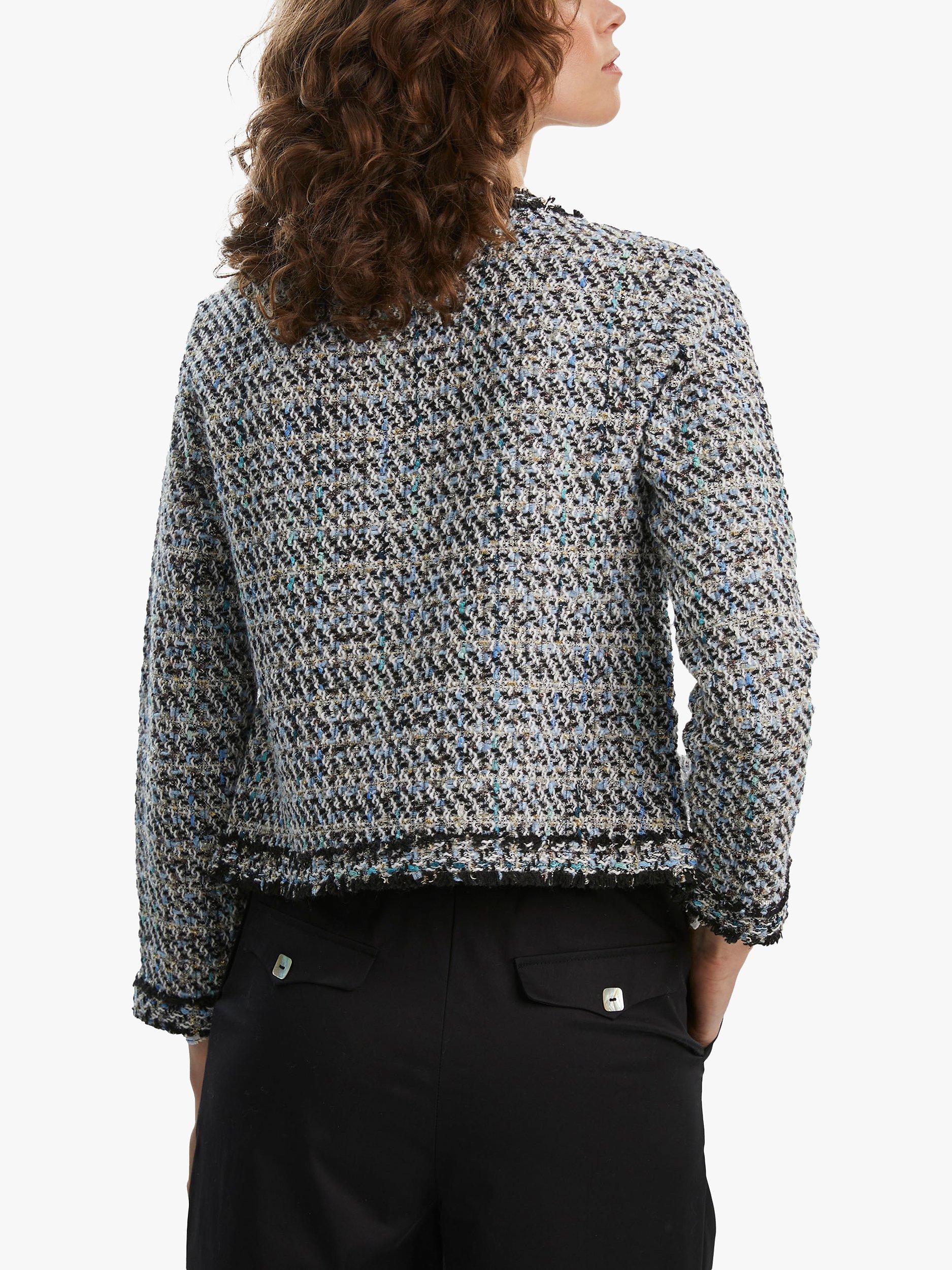 Product image 2 of 4, which shows James Lakeland Short Tweed Jacket, Black, 8