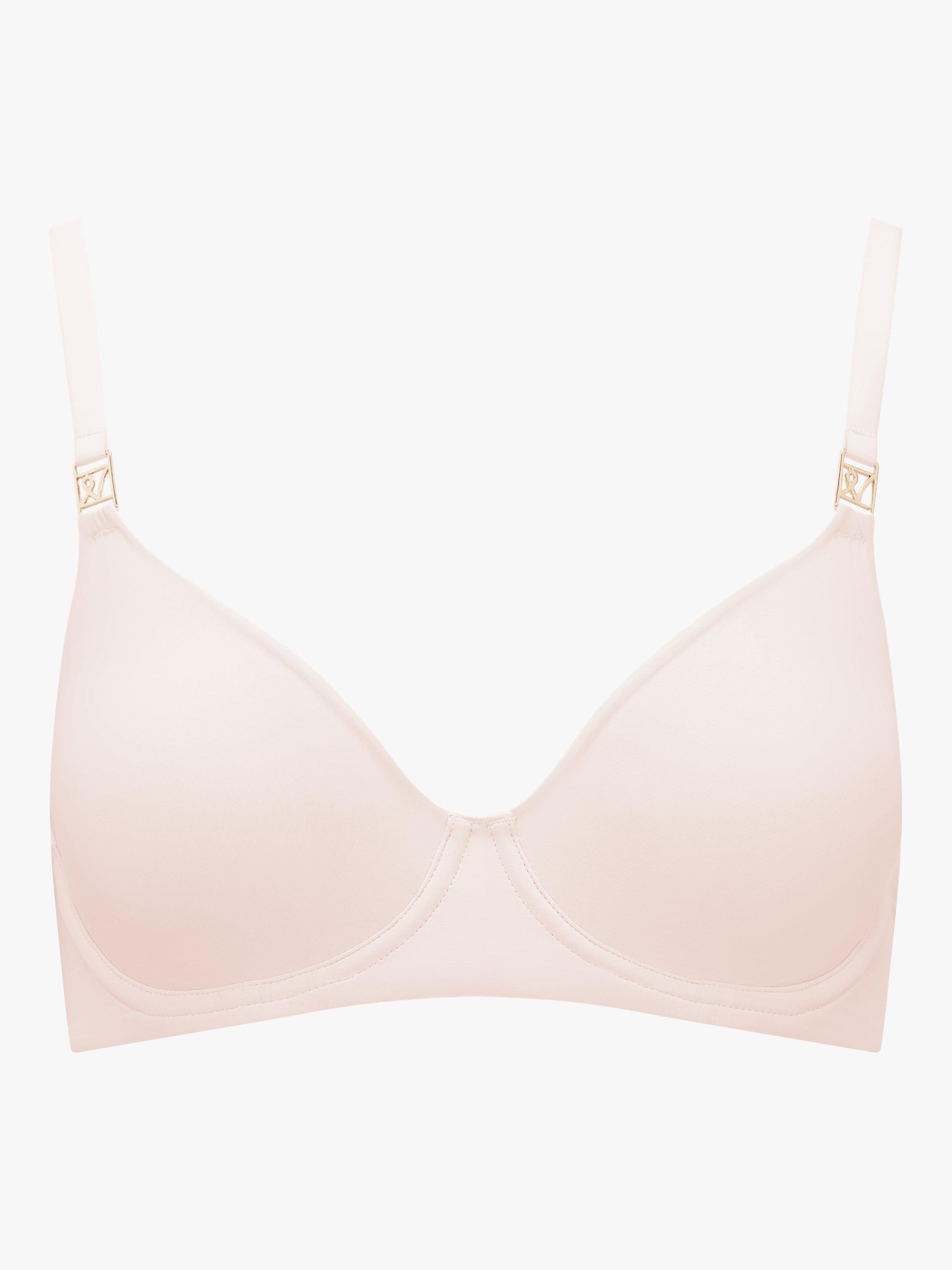 Nudea The Stretch Boss Recycled Full Coverage Bra, Blush Pink, 30D