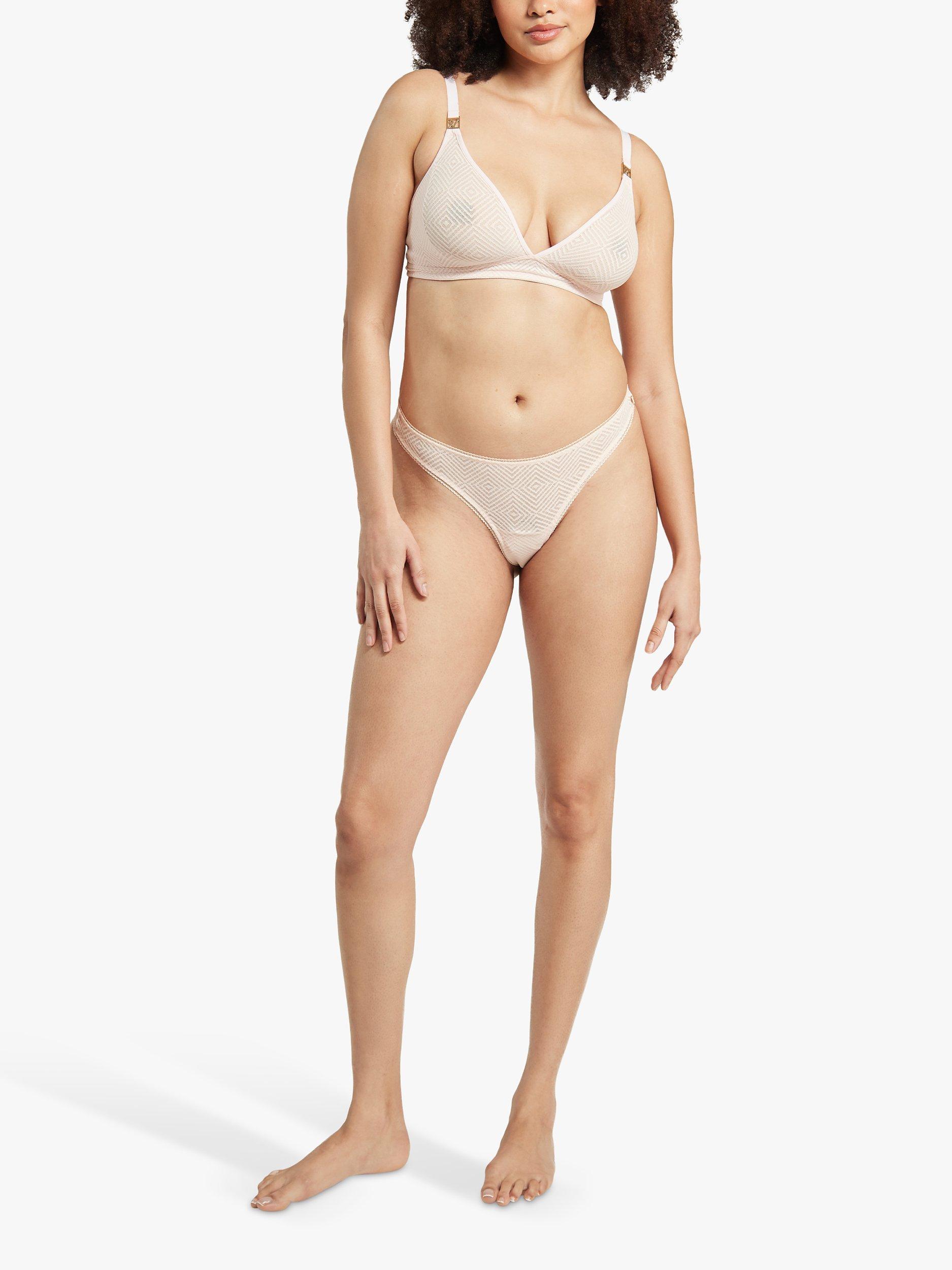 Nudea Barely There Thong, Blush Pink, S