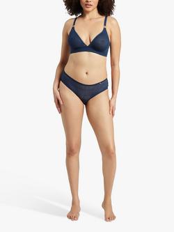 Nudea Hipster Briefs, Navy