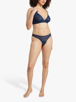 Nudea Barely There Thong, Navy