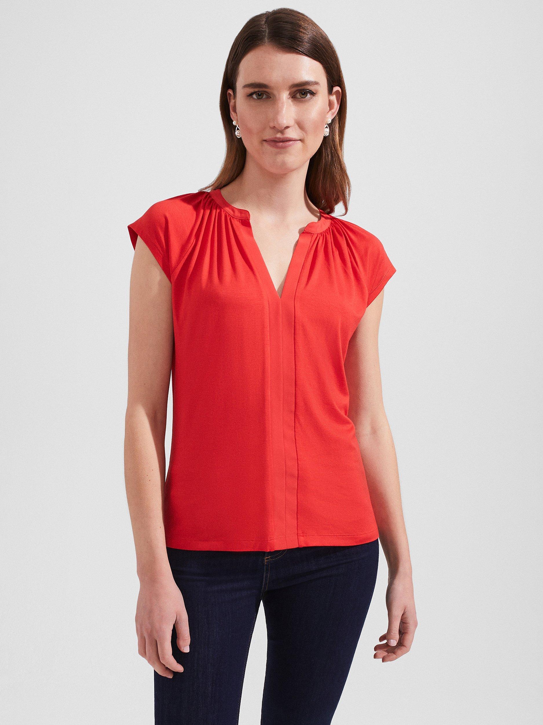 Hobbs Sydney Top, Flame Red