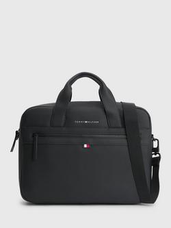 Tommy Hilfiger Essential Computer Bag, Black, Black