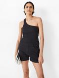 HUSH Asymmetric Nula Vest, Black