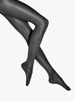 Wolford Neon 40 Semi Sheer Shimmer Tights, Black