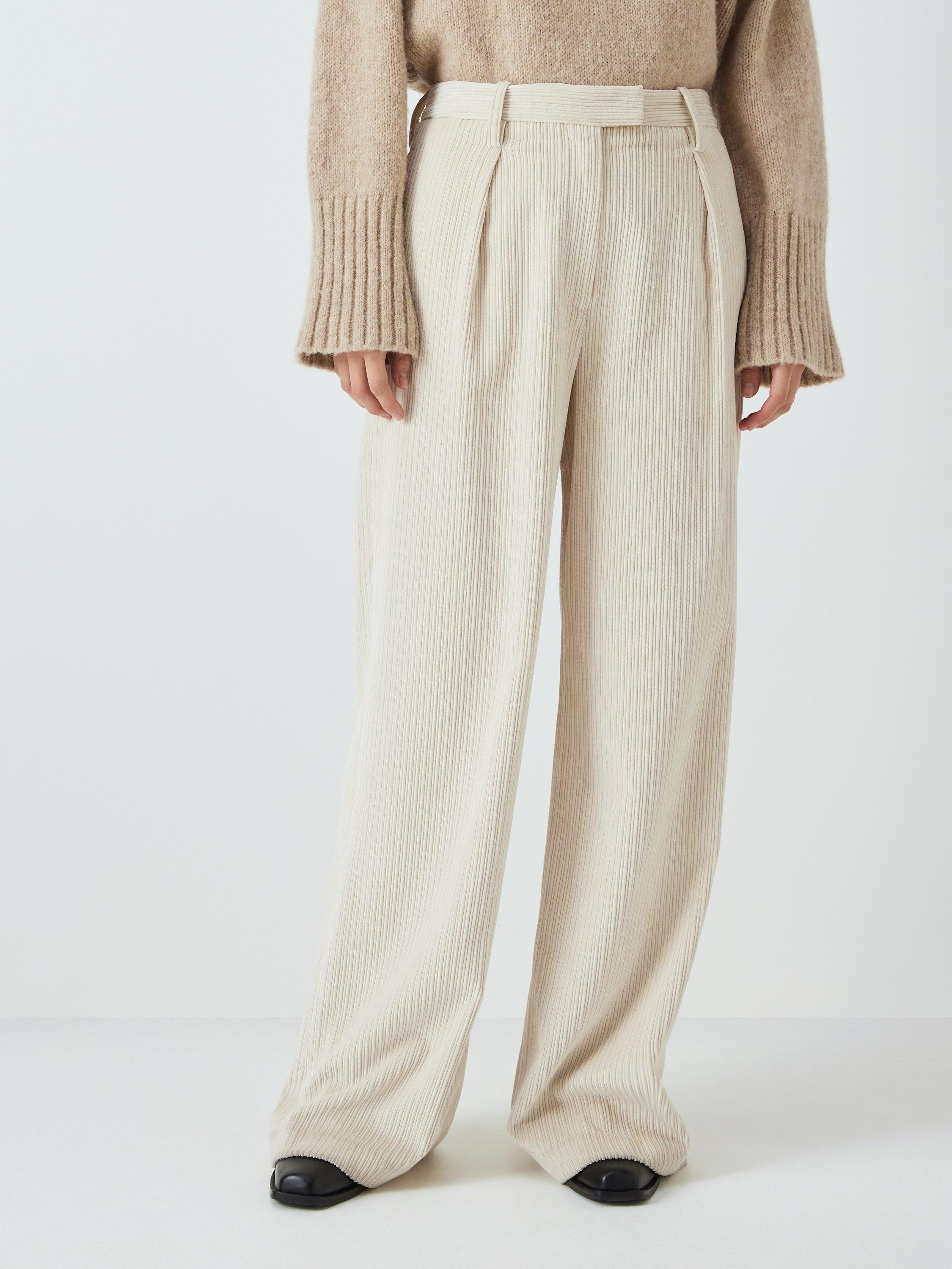 rag & bone Bennett Corduroy Trousers, Ivory