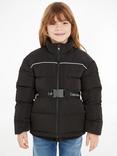 Calvin Klein Kids' Logo Tape Belt Jacket