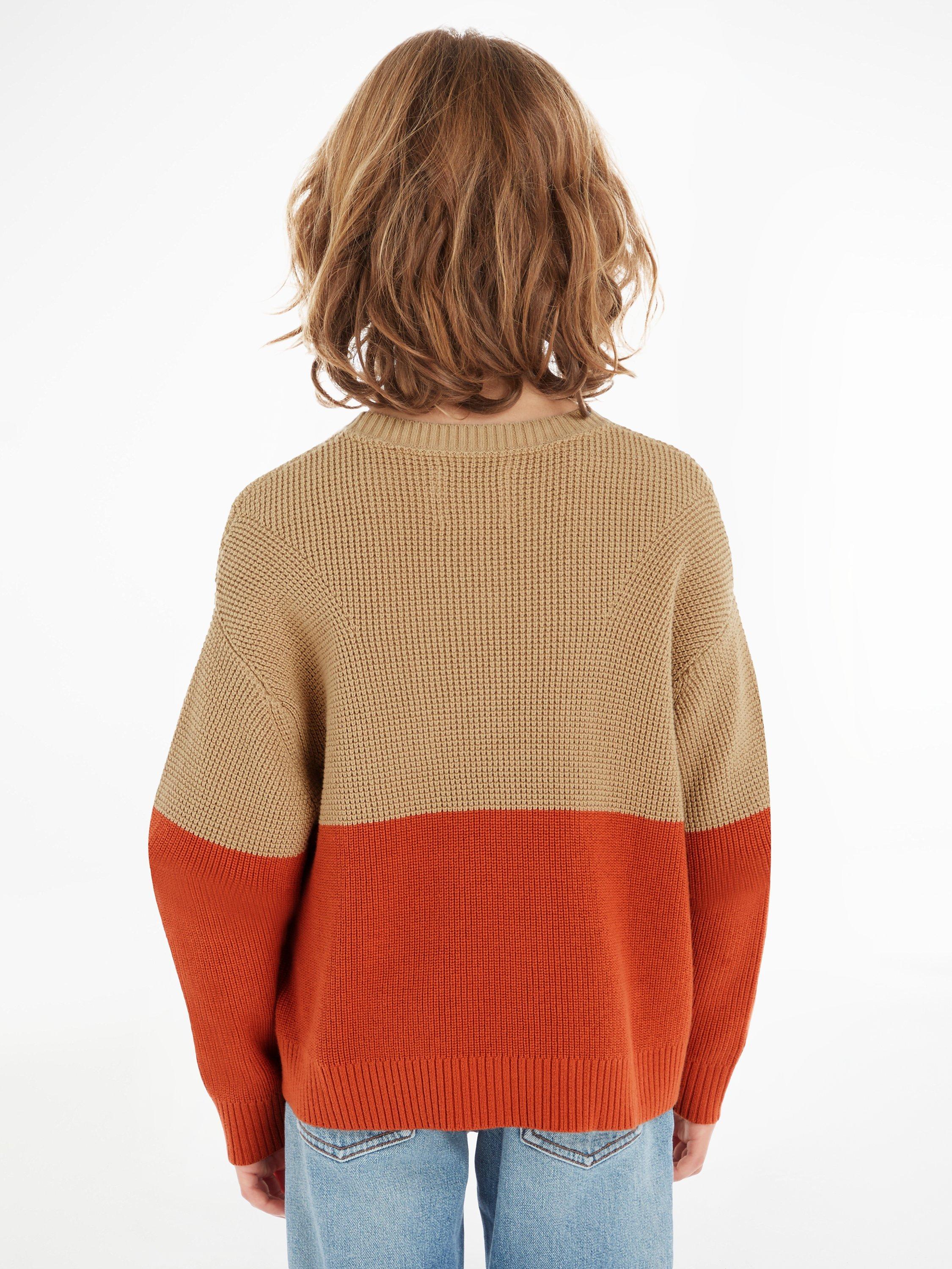 Calvin klein orange jumper best sale